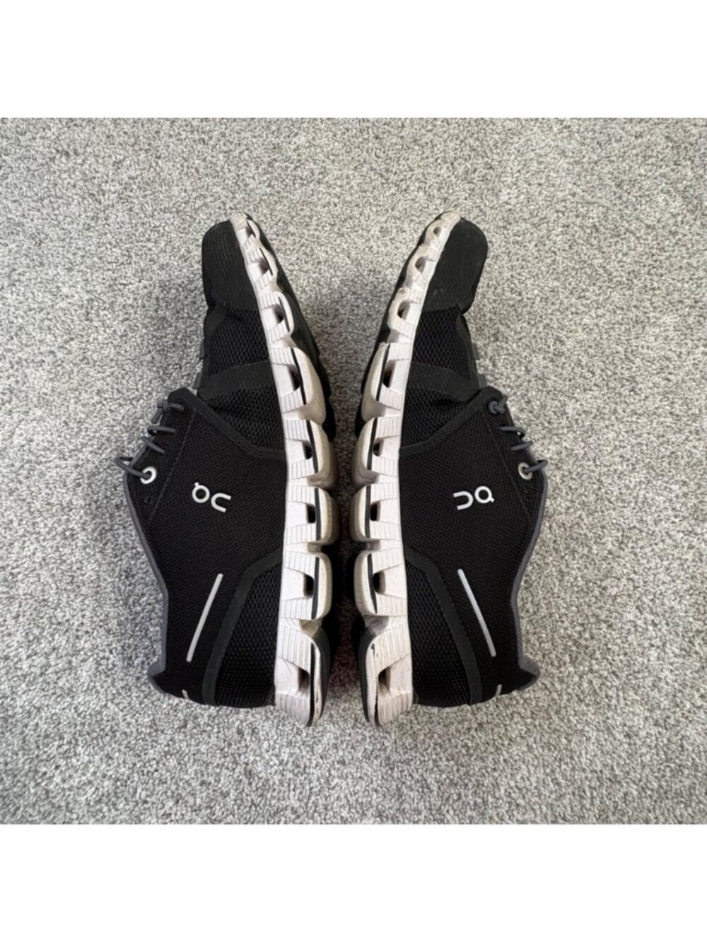 On Running Cloud Womens Black Athletic Shoes Size 8 US CloudTec Lightweight Mesh - Picture 4 of 9